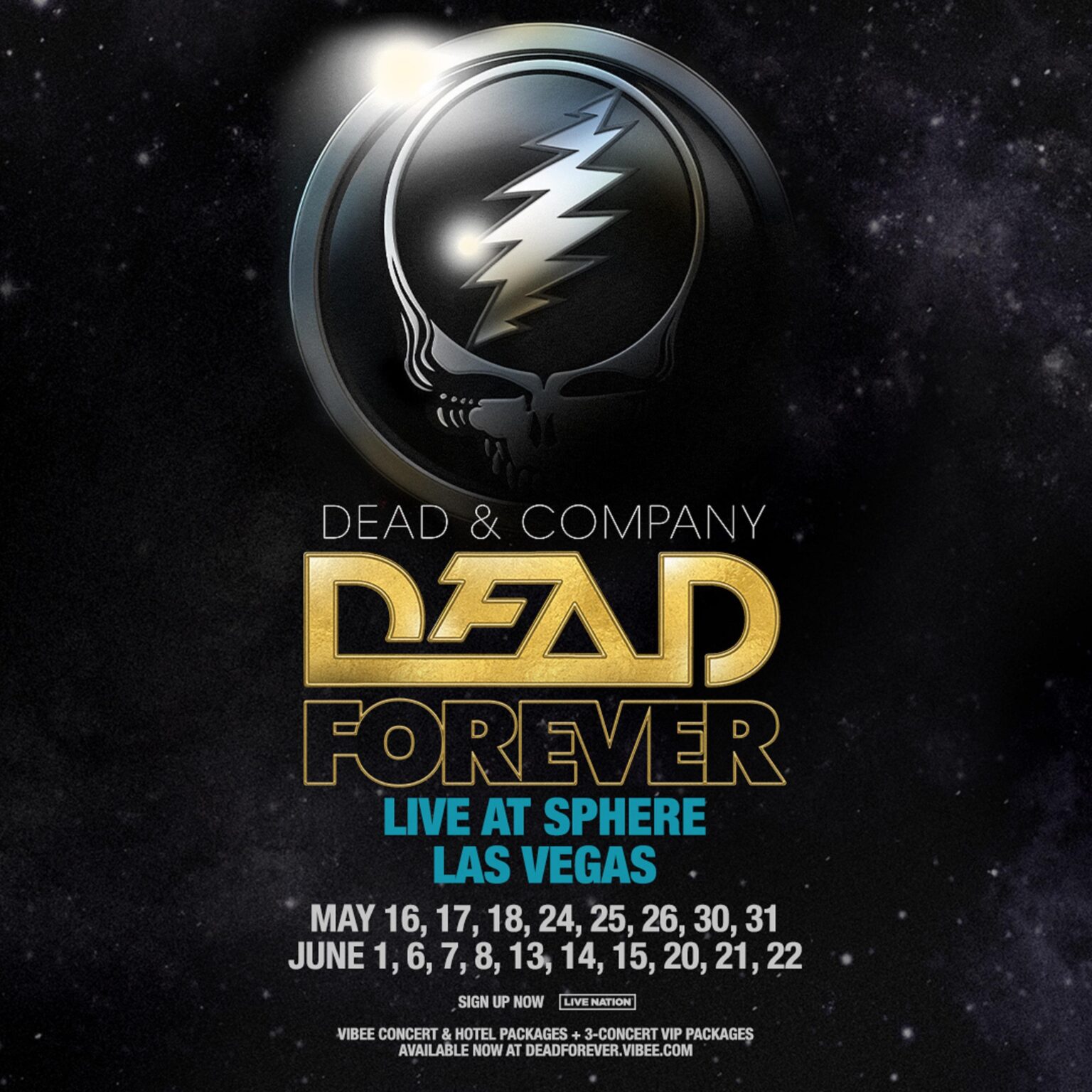 Dead & Company Las Vegas residency at The Sphere extended from May into July – USA Today