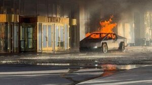 Matthew Livelsberger: Cybertruck explosion at Trump hotel leaves questions – BBC