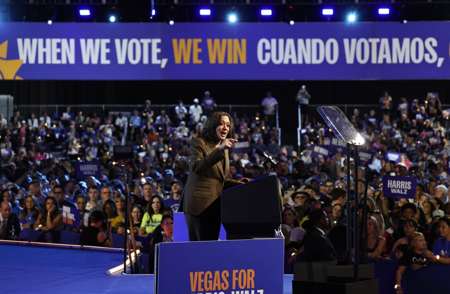 Courting Latino voters, Kamala Harris to visit Las Vegas after Biden-Trump debate – USA Today