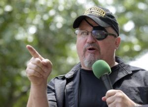 Key Oath Keepers leader revealed as former Las Vegas police detective – The Guardian