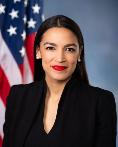 Alexandria Ocasio-Cortez Puts Her Own Spin on Bernie Sanders’s Pitch – The New York Times