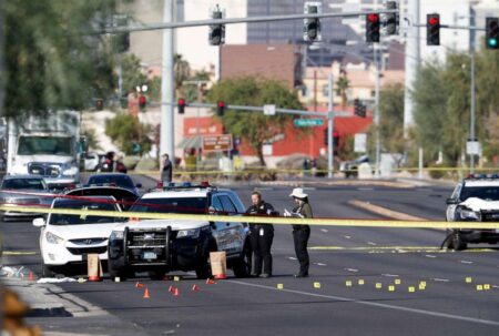 Family of 911 caller shot dead by Las Vegas police push for officer’s arrest – The Guardian