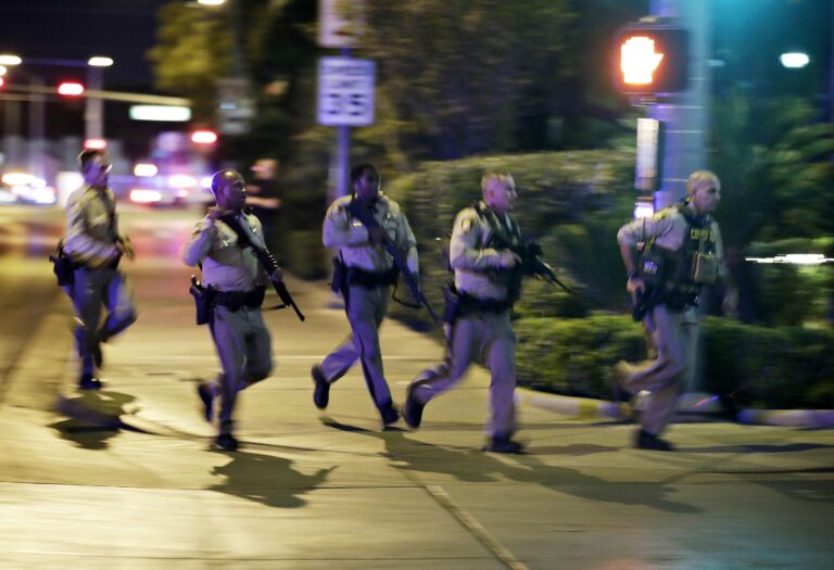 Wild video shows Vegas cops fatally shoot gym member attempting to carry out a mass killing – New York Post