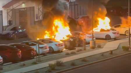 Man arrested in connection with Las Vegas Tesla arson facing federal charges – USA Today