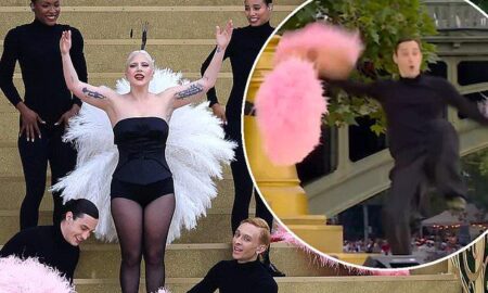 Lady Gaga falls off stage during Las Vegas show – USA Today