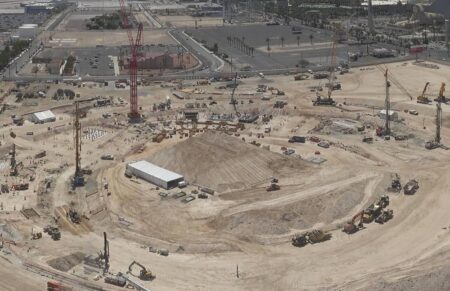 A’s Begin Pouring Concrete at Las Vegas Ballpark Site – Sports Illustrated