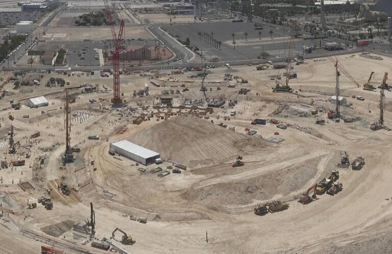 A’s Begin Pouring Concrete at Las Vegas Ballpark Site – Sports Illustrated